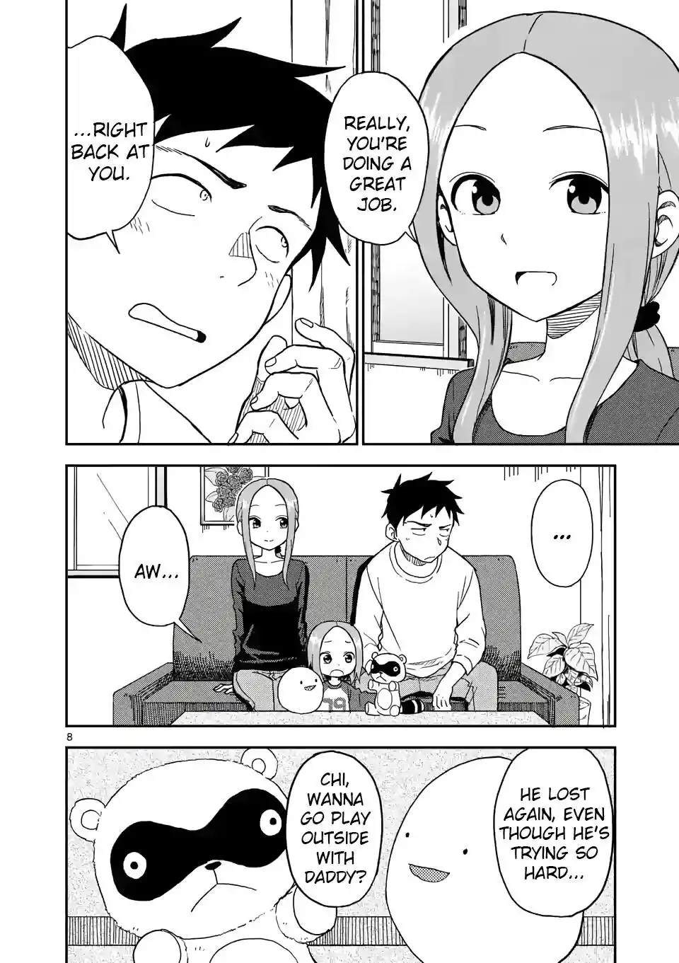 Karakai Jouzu no (Moto) Takagi-san Chapter 79 8